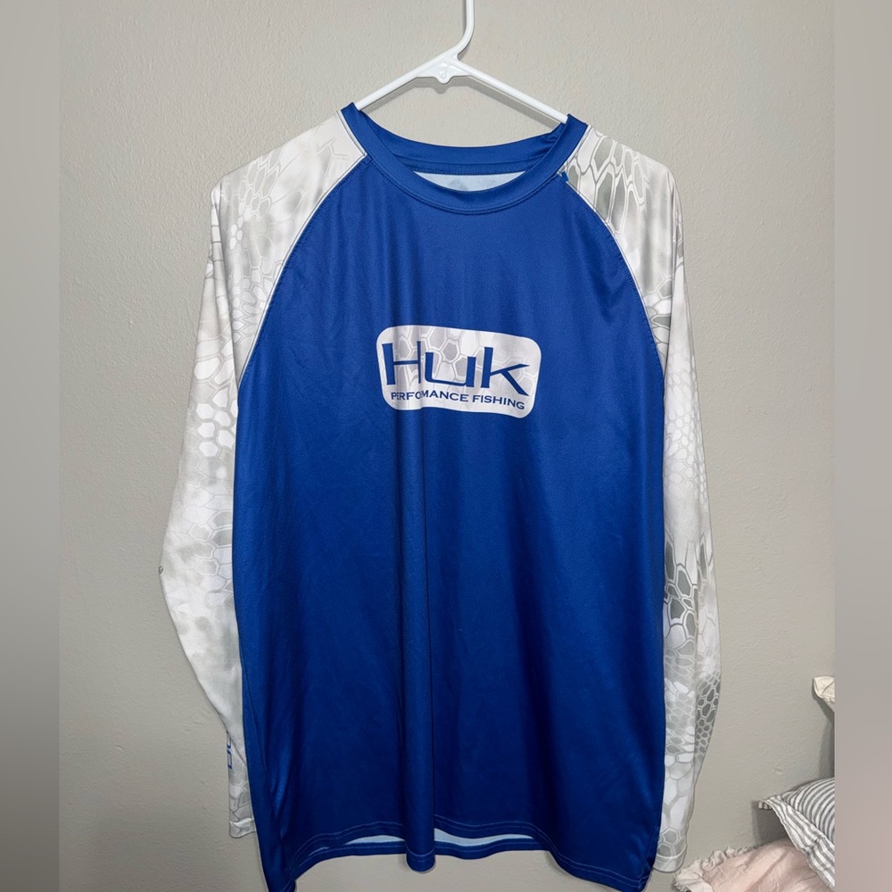 huk performance fishing shirt xl